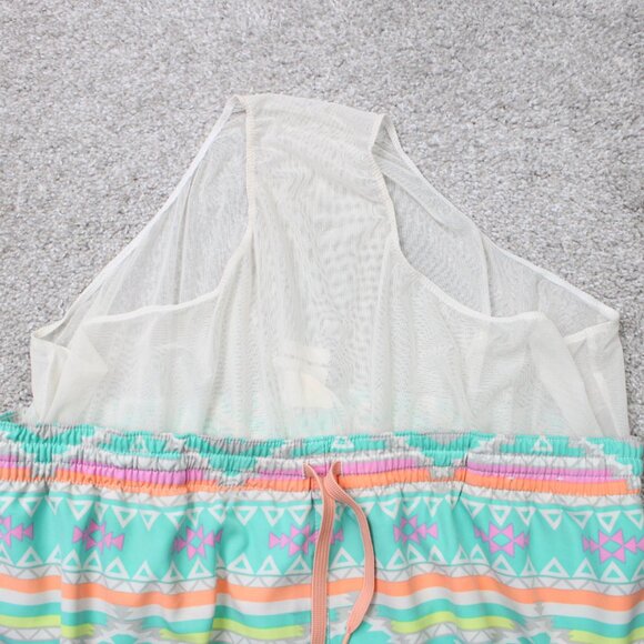 Chubbies Swim Trunks Mens XL Green Geometric Mesh Lined Stretch w/ 7" inseam - Picture 9 of 12